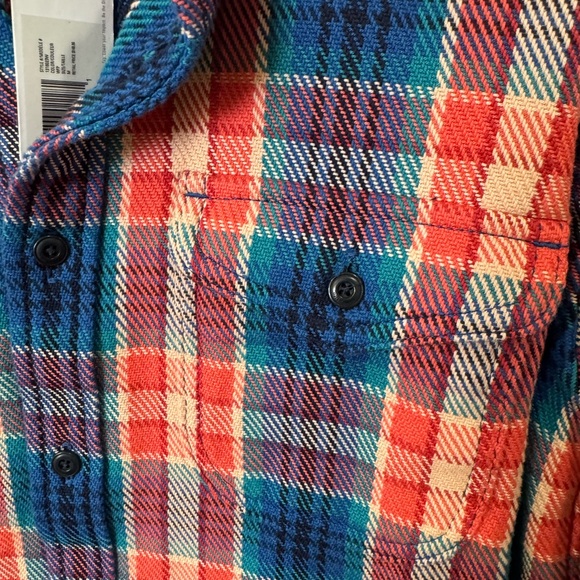 *NEW* OUTERKNOWN MENS BLANKET SHIRT BUTTON DOWN MEDIUM - Picture 6 of 8